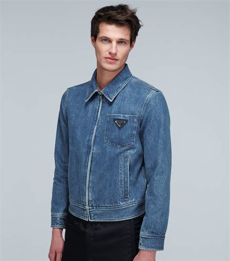 jacket prada men|prada denim jacket men's.